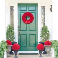 5 Ide Membuat Hiasan Pintu Rumah Cantik untuk Natal