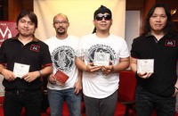 Musikimia saat peluncuran album di Kantor Sony Music, Jakarta Pusat, Senin (2/12/2013). Akew/detikHOT.
