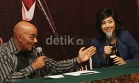 Deg-degan pasti ya. Tapi aku akan latihan juga dan mudah-mudahan chemistry-nya dapet, ungkap Sherina. Gus Mun/detikHOT.