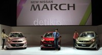 New Nissan March diluncurkan di Jakarta Theater, Jakarta.