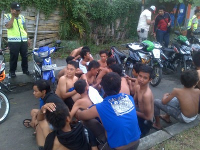 Sering Tabrak Orang, Puluhan Pembalap Liar Diamankan di Semarang