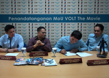 Skylar Pictures Beli Lisensi Komik Superhero Indonesia Volt