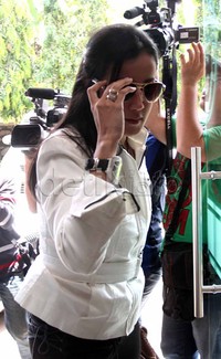 Andi Soraya digugat cerai oleh Rudi Sutopo pada 7 November 2013. Akew/detikHOT.