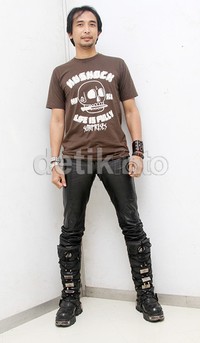 Piyu saat ditemui di kawasan Kebon Jeruk, Jakarta Barat, Rabu (4/12/2013). Gus Mun/detikHOT.