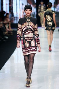 Jakarta, Indonesia - 24 Oktober, Priyo Oktaviano Galore, DEWI FASHION KNIGHTS Tale of The Goddess, Jakarta Fashion Week 2014, at Senayan City, 24 Oktober 2013. Jakarta. (Foto by Mohammad Abduh/Wolipop)