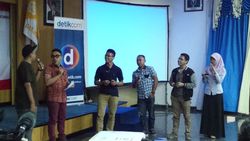 Kemeriahan Ngopi detikINET di Kampus UGM