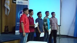 Kemeriahan Ngopi detikINET di Kampus UGM