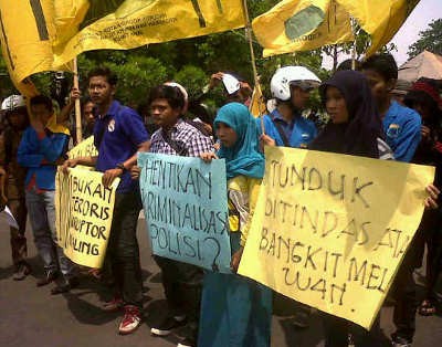Polda Jatim Bantah Tangkap 145 Mahasiswa yang Berdemo