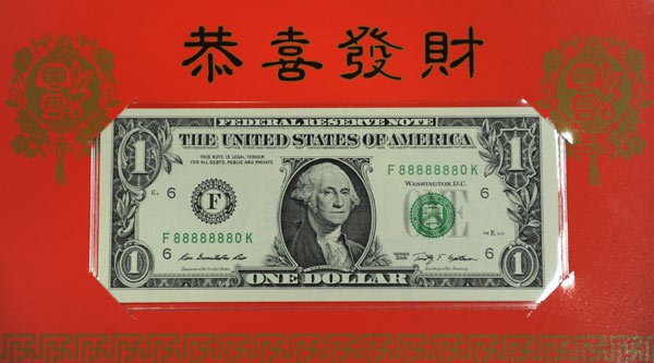 Sambut Tahun Baru China, AS Terbitkan Dolar Khusus Lucky Money