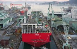 Ini Kapal Terbesar di Dunia Buatan Samsung
