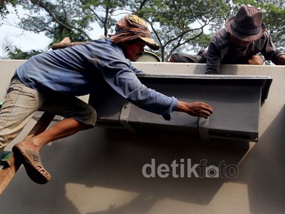 Taman Vertikal Hijaukan Dinding Jalan