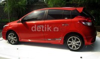 Yaris model terbaru yang diperkenalkan ini versi TRD Sportivo.