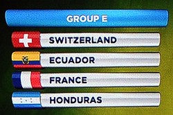 Swiss, Ekuador, Prancis, dan Honduras menghuni Grup E. Buda Mendes/Getty Images.