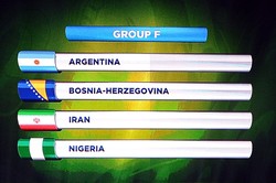 Di Grup F, Argentina tergabung bersama tim debutan, Bosnia-Herzegovina. Di grup ini juga ada Iran dan Nigeria. Buda Mendes/Getty Images.