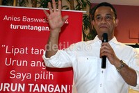 Anies Baswedan memberikan penjelasan seputar pencegahan dan penindakan korupsi.