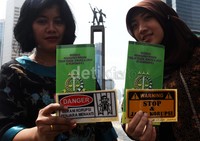 Aksi ini untuk memperingati Hari Anti Korupsi Intenasional yang jatuh pada hari ini.