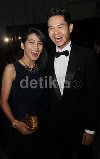 Wajah sumringah Alyssa dan Dude. Gus Mun/detikHOT.