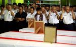 Tiga Kru KCJ  Disalatkan di Stasiun Gambir