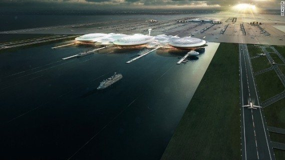 Bandara Futuristik London Rp 760 Triliun Dibangun di Tengah Sungai