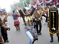 Jupe tampak bersemangat. Gus Mun/detikHOT.