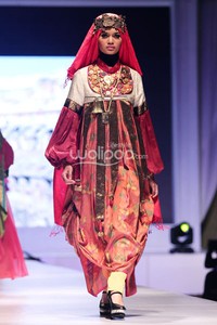 Zareena Servia Con Amore. IPBM Jabar collection 2014 at Trans Luxury Hotel. Bandung. 09-Desember-2013. [Foto: Mohammad Abduh/Wolipop]