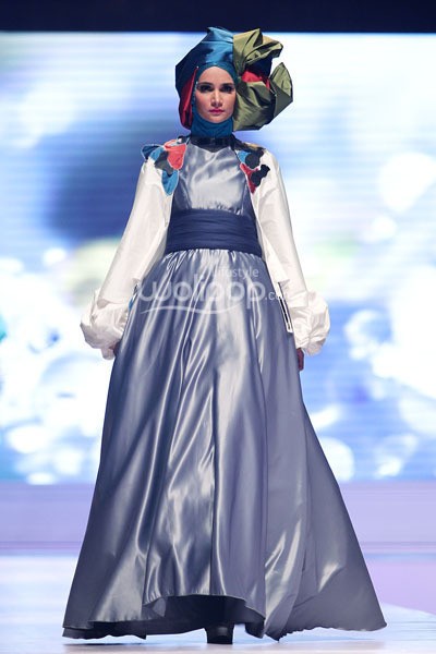 Ahmad Zaki Water City. IPBM Jabar collection 2014 at Ballroom Trans Luxury Hotel. Bandung. 09-Desember-2013. [Foto: Mohammad Abduh/Wolipop]