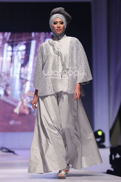 Meeta Fauzan La Belle Fille. IPBM Jabar collection 2014 at Ballroom Trans Luxury Hotel. Bandung. 09-Desember-2013. [Foto: Mohammad Abduh/Wolipop]