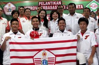 Selain Ketua Umum KONI DKI Jakarta Winny Erwindia, acara tersebut juga dihadiri oleh Wakil Ketua Umum Icuk Sugiarto.