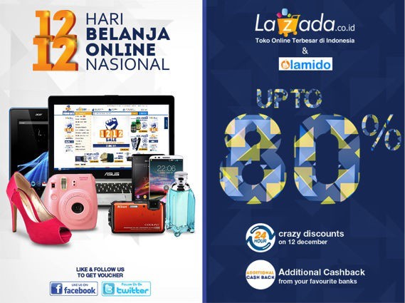 Ribuan Barang Diskon Up to 80% Seharian di Lazada.co.id Ribuan Barang Diskon Up to 80% Seharian di Lazada.co.id