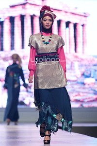 Ani She Be Beautiful Unique. IPBM Jabar collection 2014 at Ballroom Trans Luxury Hotel. Bandung. 09-Desember-2013. [Foto: Mohammad Abduh/Wolipop]