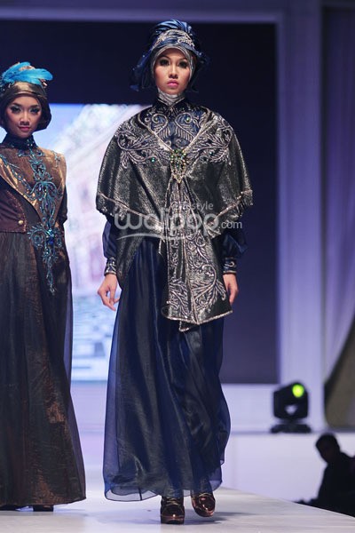 Lisma D Gumelar Retro Classique. IPBM Jabar collection 2014 at Ballroom Trans Luxury Hotel. Bandung. 09-Desember-2013. [Foto: Mohammad Abduh/Wolipop]