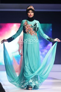 Malida Aurora. IPBM Jabar collection 2014 at Ballroom Trans Luxury Hotel. Bandung. 09-Desember-2013. [Foto: Mohammad Abduh/Wolipop]