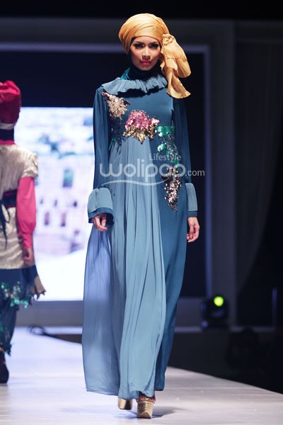 Ani She Be Beautiful Unique. IPBM Jabar collection 2014 at Ballroom Trans Luxury Hotel. Bandung. 09-Desember-2013. [Foto: Mohammad Abduh/Wolipop]