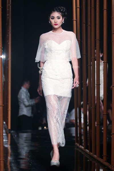 Arantxa Adi Collections 2014 The V.I.P.s. ABSOLUT Country of Sweden ELYX at Grand Balroom Hotel Kempinski. 11 Desember 2013. Jakarta. [Foto: Mohammad Abduh/Wolipop]