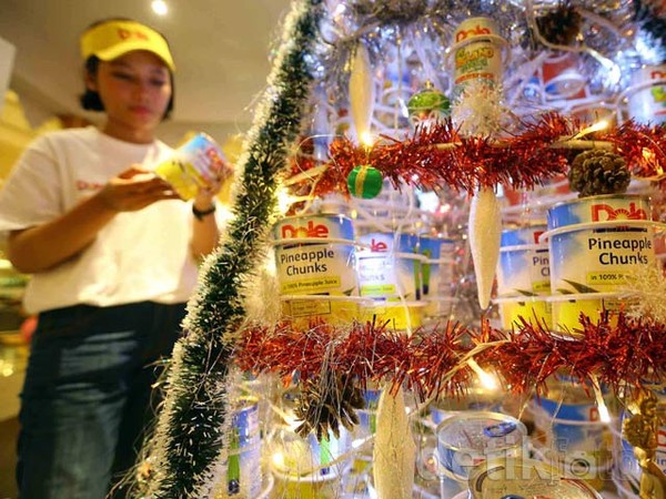 Parcel Natal Berisi Kemasan Buah Kaleng