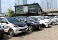 Mobil Avanza Veloz edisi 10 tahun Avanza ikut dipamerkan di kawasan SCBD.