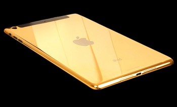 iPad Air emas. (kredit foto: goldgenie)