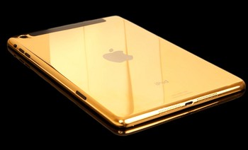 iPad Mini Retina emas. (kredit foto: goldgenie)