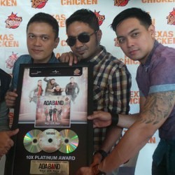 Album Masa Demi Masa ADA Band Raih 10X Platinum Award