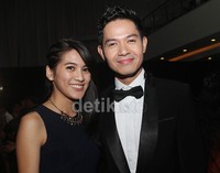 Alyssa Soebandono dan Dude Harlino tampak serasi di acara Festival Film Indonesia (FFI) 2013 di Marina Convention Center, Semarang. (dok. detikHOT)