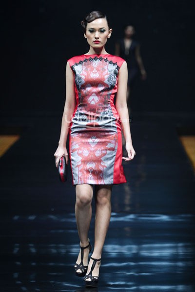 Billy Tjong, Fall/Winter 2014 The Beauty From Within Hope Worldwide Indonesia at Ballroom Hotel Borobudur. 12 Desember 2013. Jakarta. [Foto: Mohammad Abduh/Wolipop]