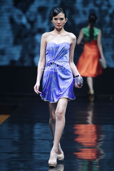 Billy Tjong, Fall/Winter 2014 The Beauty From Within Hope Worldwide Indonesia at Ballroom Hotel Borobudur. 12 Desember 2013. Jakarta. [Foto: Mohammad Abduh/Wolipop]