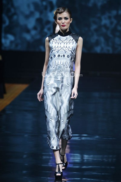 Billy Tjong, Fall/Winter 2014 The Beauty From Within Hope Worldwide Indonesia at Ballroom Hotel Borobudur. 12 Desember 2013. Jakarta. [Foto: Mohammad Abduh/Wolipop]