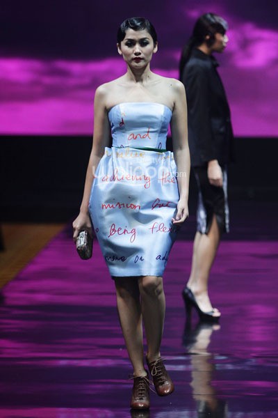 Billy Tjong, Fall/Winter 2014 The Beauty From Within Hope Worldwide Indonesia at Ballroom Hotel Borobudur. 12 Desember 2013. Jakarta. [Foto: Mohammad Abduh/Wolipop]