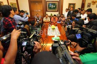 Pertemuan tertutup tersebut membahas beberapa hal diantaranya masalah tabungan haji.