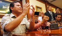 Ketua Dewan Pembina Partai Gerindra, Prabowo Subianto mengaku terkesan dengan sikap ormas Pengurus Besar Nahdlatul Ulama (PBUN). Menurut Prabowo, PBNU wewakili sebagian besar kepentingan masyarakat Indonesia.