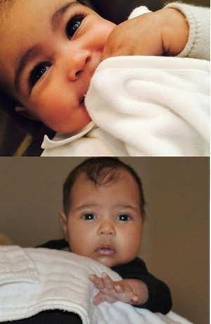 Foto Terlalu Cantik, Fans Tuduh Kim Kardashian Waxing Alis North West