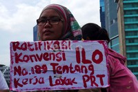 Aksi tersebut berlangsung tertib.