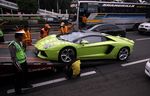 Overheat, Lamborghini Mogok di Tol