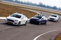 Mobil ini sudah dipasangi sistem autopilot sebagai bagian dari program penelitian dan pengembangan yang berkelanjutan raksasa Amerika ini untuk menyambut era mobil autopilot di masa depan. (dok Ford).